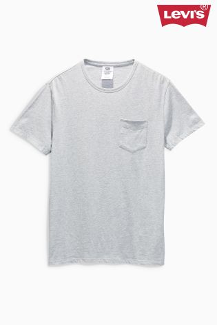 Grey Levi's&reg; Pocket T-Shirt